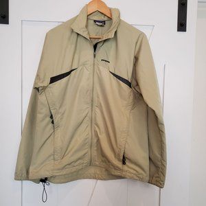 PATAGONIA Vintage Wind Jacket Tan Women Size Large